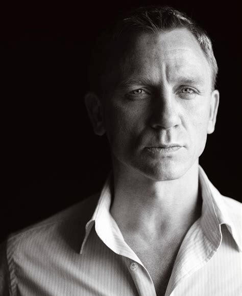 Daniel Craig Black and White Portrait